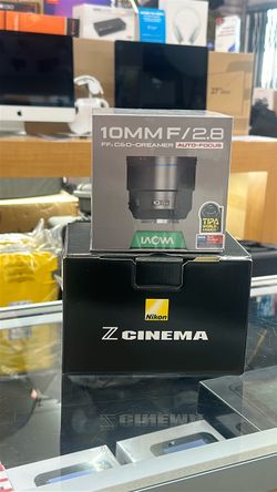 Nikon ZR Cinema Camera w Venus Optics Laowa 10mm f/2.8 Zero-D FF Autofocus Lens (Nikon Z)