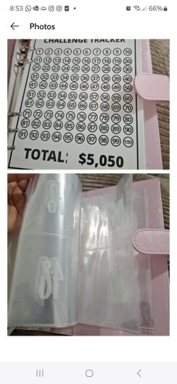 100 Envelope Challenge Binder