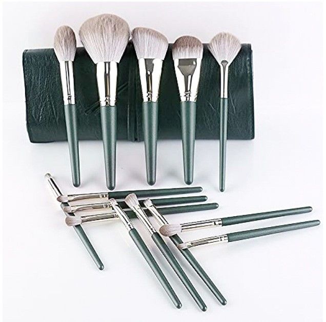 Makeup Brushes Sage Green..