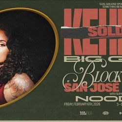 Kehlani Block Party Tickets San Jose  3 AVAILABLE 