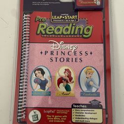 Brand New Disney Princess Stories Leap Pad Leap Frog Sealed Preschool 14 Games