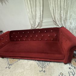 Velvet couch