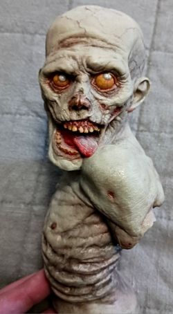 Zombie Monster Bust Detailed! Halloween Horror Prop Bust