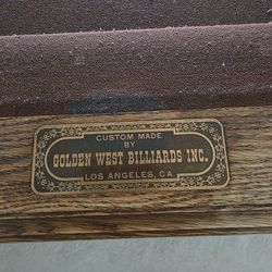 Golden West Pool Table