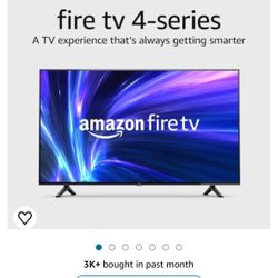 Amazon Fire TV 50” 4k tv - Brand new