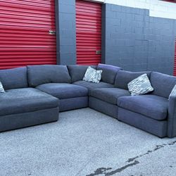 Large Charcoal Gray Modular Sectional*FREE DELIVERY 🚚 