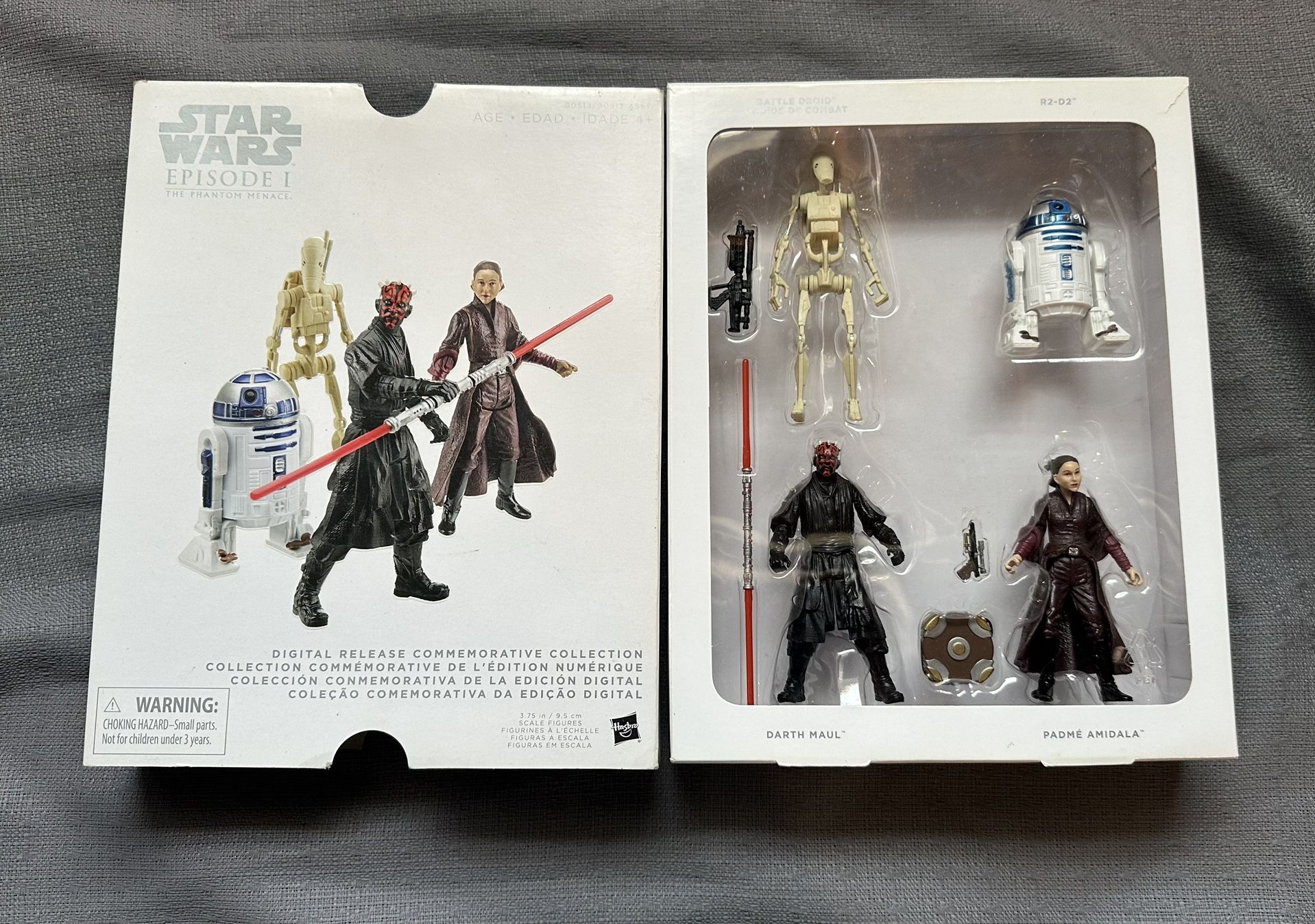 Star Wars Episode 1 Digital Release 4 Pack Of Figures