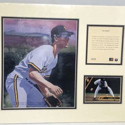Jay Bell Pittsburgh Pirates Unframed Matted Kelly Russell Studios MLB Limited Edition Lithograph Art Print