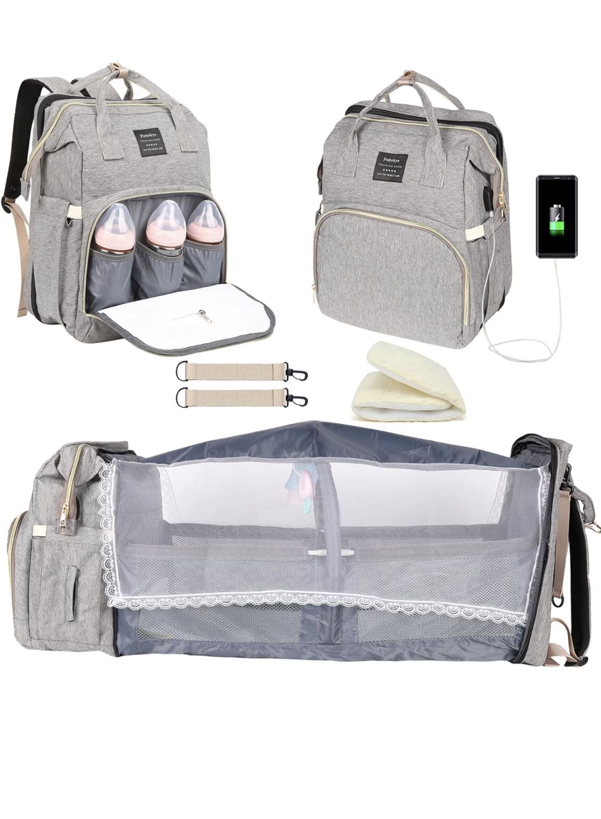 NEW* Diaper Bag/ Travel Changing Table 
