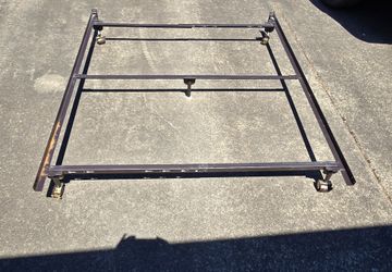 Queen size metal bed frame