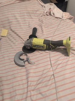 Ryobi one plus angle grinder. Used once.  30 bucks.
