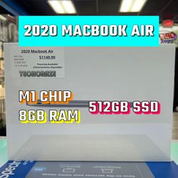 2020 MacBook Air M1 Chip - 8GB RAM - 512GB SSD