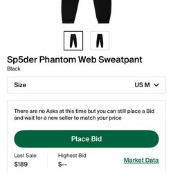 Sp5der gemstone pants size M