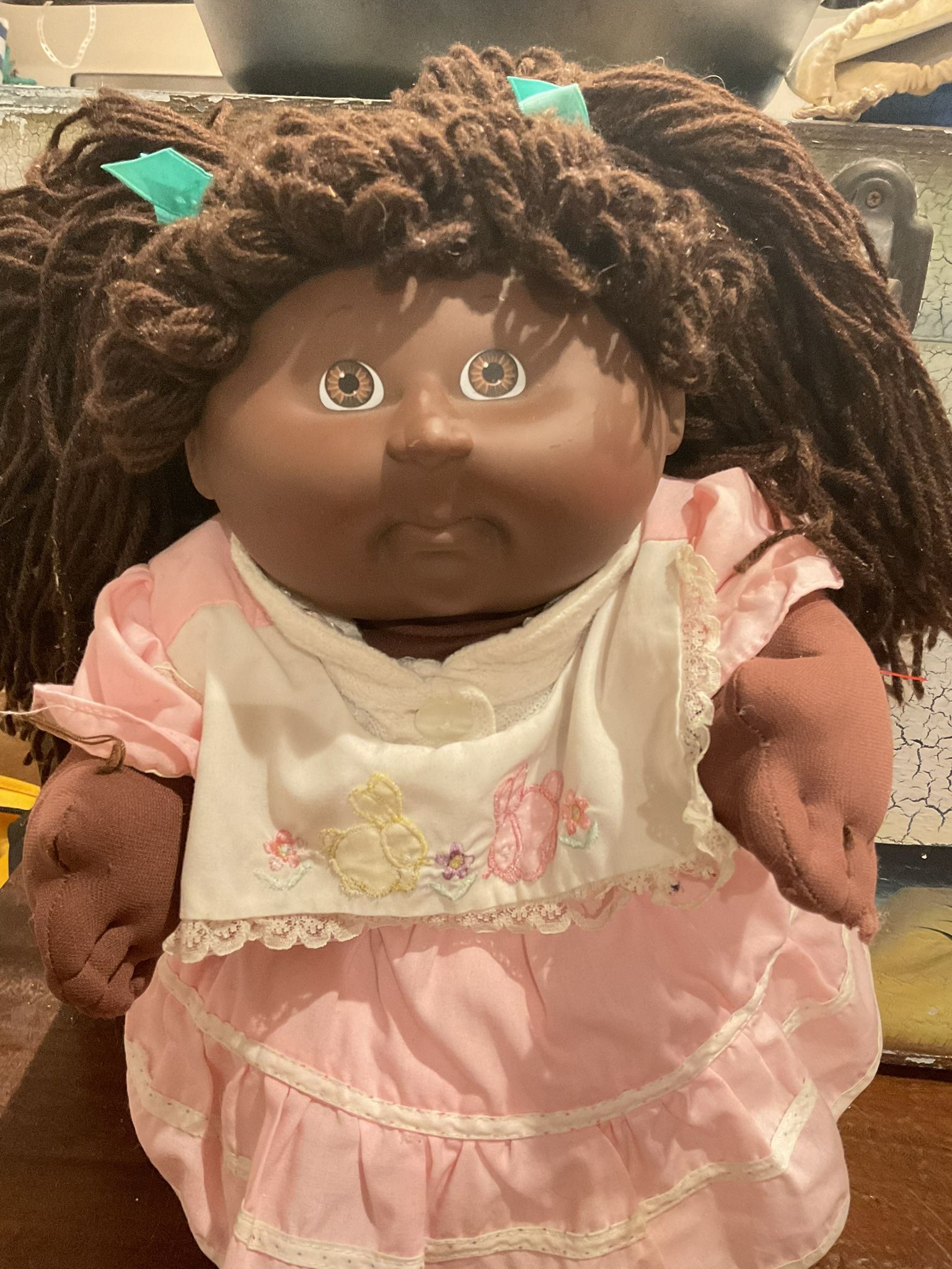 Rare Black Collectible Cabbage Patch Doll Like New