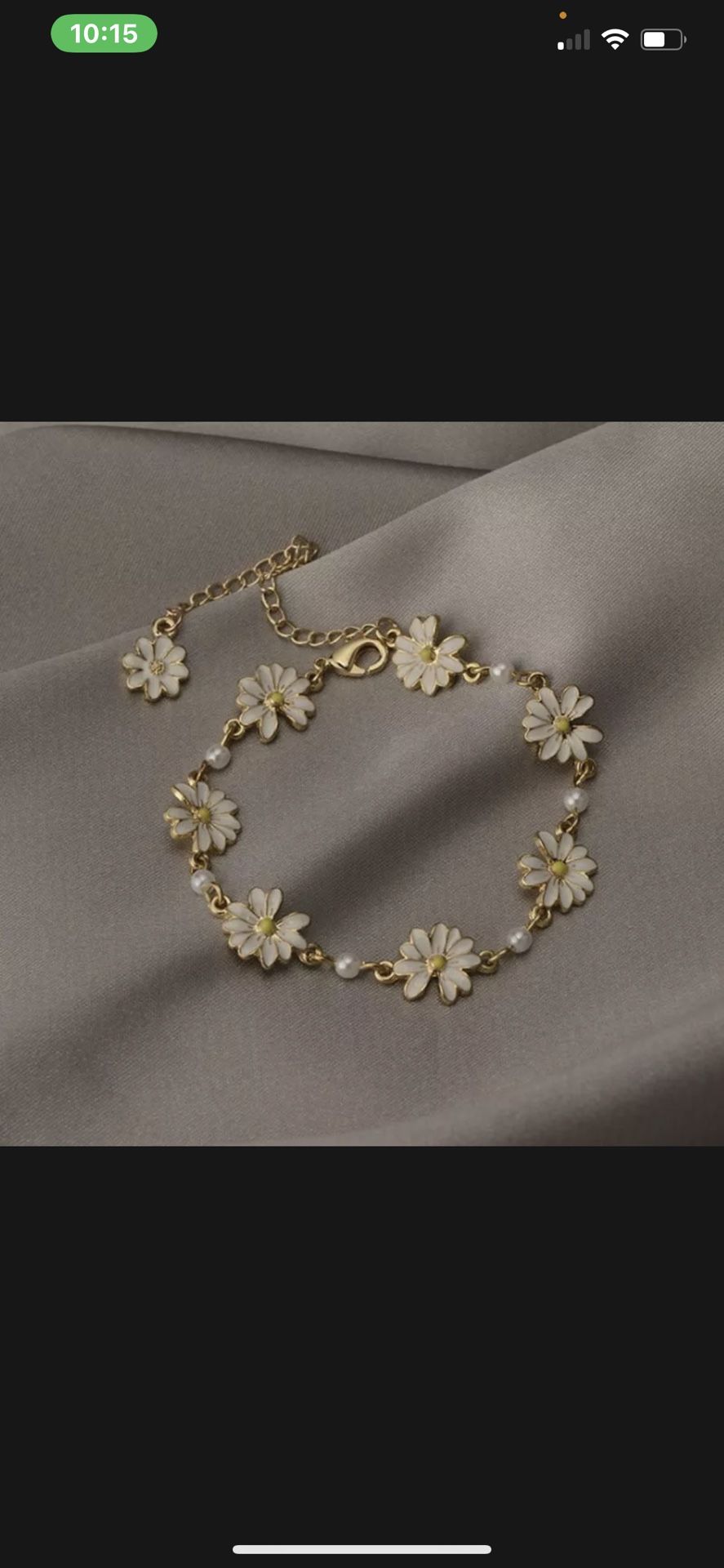 Bracelets of Daisy flowers for women