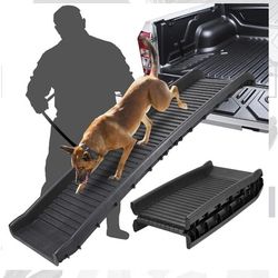Bi-Fold Pet Ramp for Dog and Cat Ramp Great for Trunk Back Seat Ladder Step Car SUV