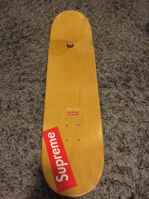 Supreme Skateboard Deck - Gonz Art - Supream Yellow Stain - 8.375