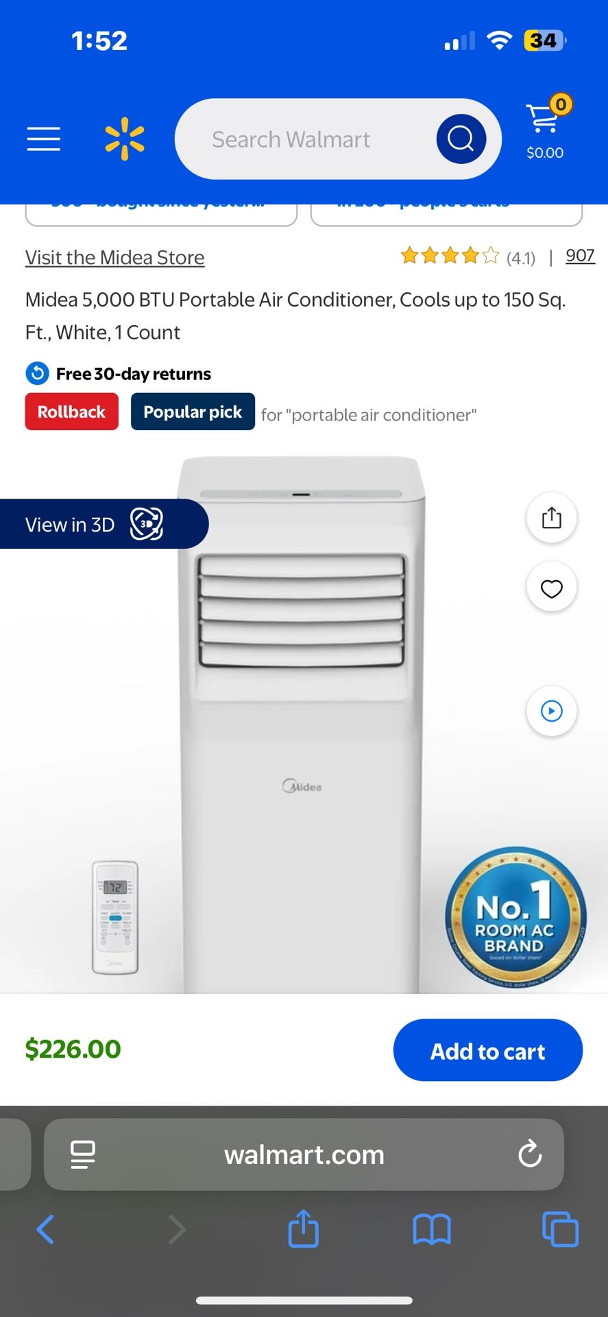PORTABLE AIR CONDITIONER