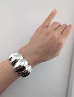 ✨Heavy Sterling Silver Sculptural Cuff — | Made in Mexico