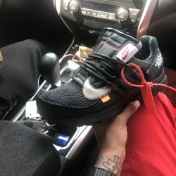 Off white black prestos