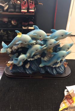 School of blue dolphins
