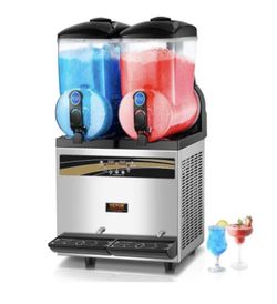 Brand New VEVOR Margarita Machine, 15Lx2 Tank Commercial Slushy Machine, Slushie Machine 1000W Paid 1000 Asking 600 OBO Still In Crate Box