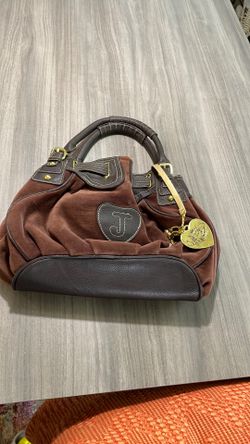 Brown Vintage Juicy Couture velour hobo