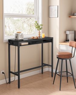 Bar Table, Bar Height Pub Table, Storage Kitchen Dining Table
