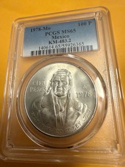 1978 -MO Mexican 100 Pesos
