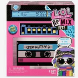 NEW L.O.L. Surprise! Remix Pets – 9 Surprises with Real Hair & Surprise Song Lyrics $10