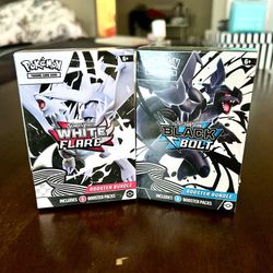 Scarlet & Violet White Flare and Black Bolt Booster Bundle