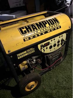 Champion portable generator 6000 watts