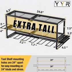 YYR Heavy Duty Power Tool Organizer Wall Mount