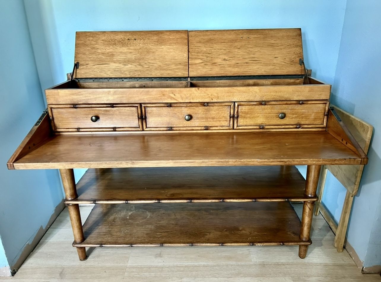 Dining Table With Chairs And Matching Buffet