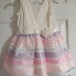 Beige&Multicolored Dress Size 3t