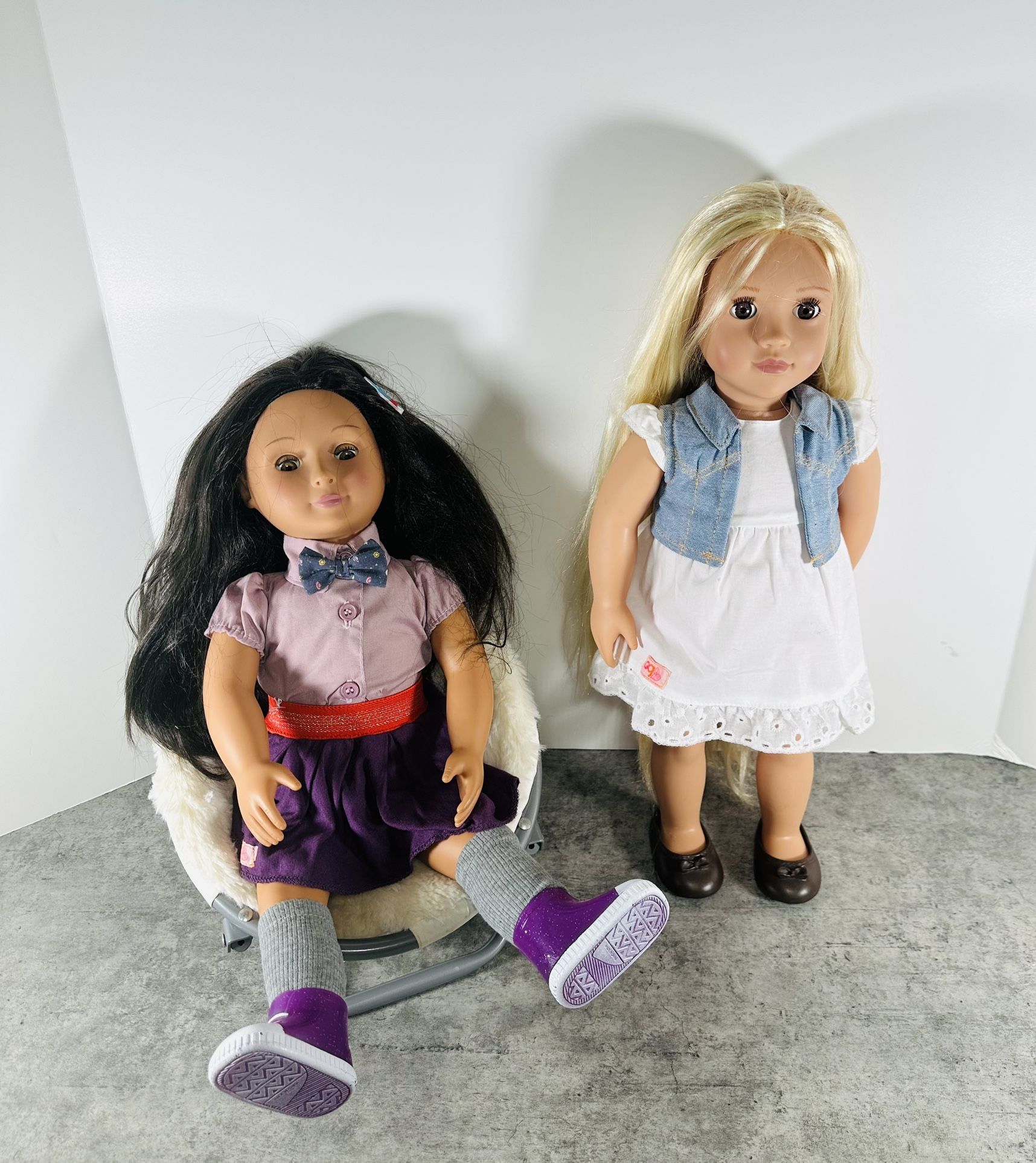 Our Generation Dolls And Chair