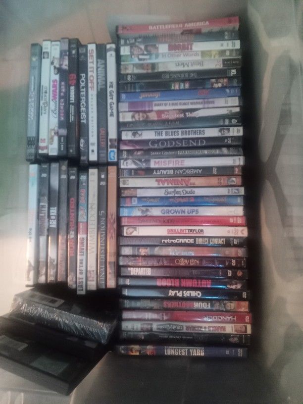 DVDs VHS Video Games