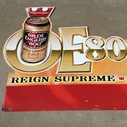 Vintage Old English Beer Sign