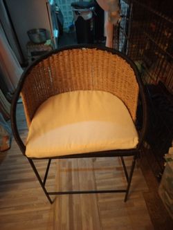 Barstool and accent table