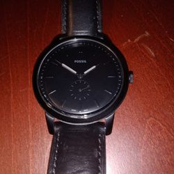 Fossil Watch ...(black on black) 