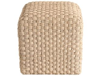 Birchaven Abaca Woven Pouf