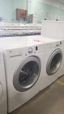 Lg washer and gas dryer set