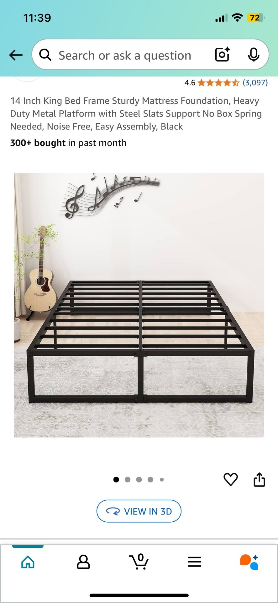King Bed frame
