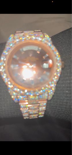 Mossanite  watch 💎 tested