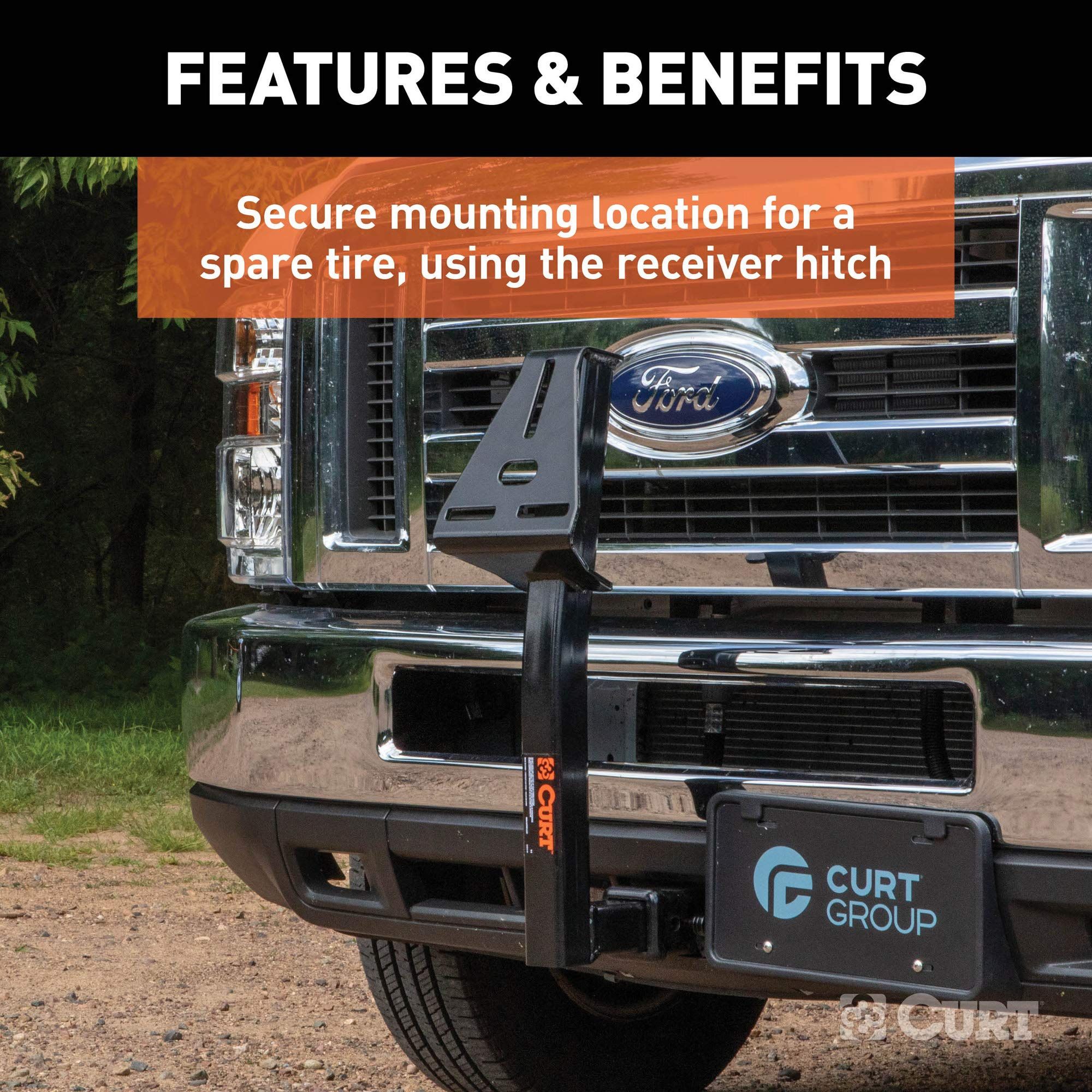 Spare Tire Hitch Mount For Truck, SUV, Trailer Or Car