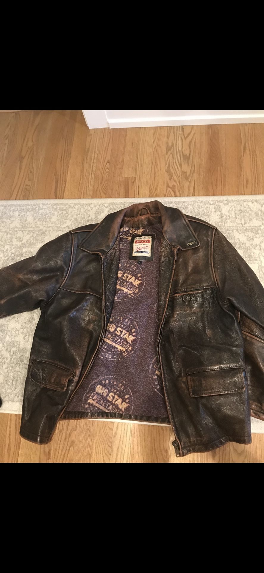 Leather jacket