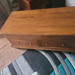 Small Wood Coffee Table 