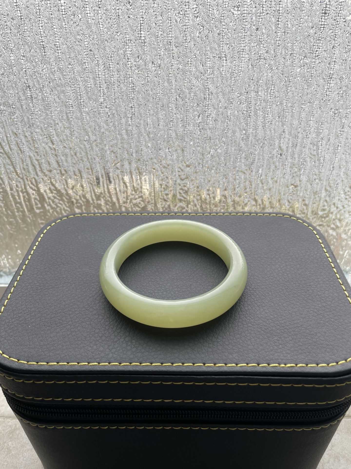 Natural Hetian Jade Bangle 53-54mm