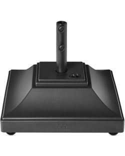 Best Choice Products Fillable Mobile Umbrella Base, Heavy Duty Base, Square Tiered Market Stand for Patio, Deck, Outdoor w/ 4 Wheels, 2 Locks, 2 Knobs