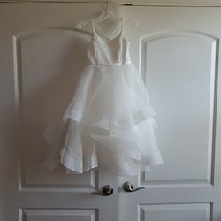 Brand New Flower GIRL DRESS SIZE 6 Ivory